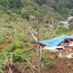 Musibah tanah longsor di Kampung Mbenti, Distrik Minyambouw, Kabupaten Pegaf, Minggu (26/5/2024). Foto: IST