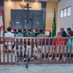 Sidang perkara senpi rakitan ilegal di PN Manokwari, Rabu (22/5/2024). Foto: HEN