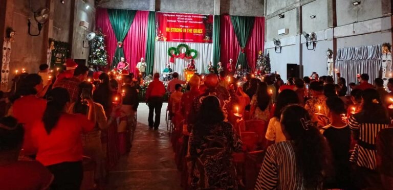Jemaat GPdI Karmel Rayakan Natal dengan Tema Be Strong In The Grace