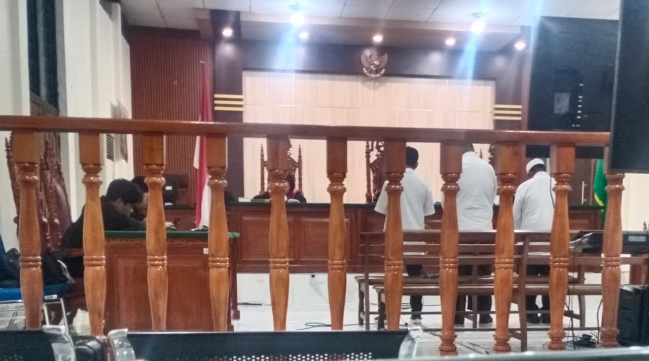 Sidang perkara dugaan tipikor dana hibah Pemprov Papua Barat kepada DPW Kapten Indonesia Papua Barat dengan agenda pembacaan putusan, Rabu, 20 November 2024. Foto: HEN