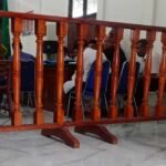 Sidang tipikor pengajuan kredit di BRI KCP Manokwari Kota sedang diskors, di PN Manokwari, Kamis (15/5/2025). Foto: TIM2
