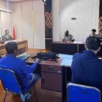Sidang sengketa informasi antara Pemohon, Rixon Hendranotputra dan Termohon, BPN Kabupaten Manokwari di ruang sidang KIP Papua Barat pada Sekretariat Diskominfosantik Papua Barat, Senin, 7 September 2026. Foto: IST
